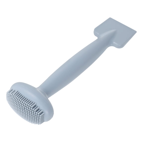 Luxshiny Portable Blue Silicone Face Scrubber Brush for Mask Application and Gentle Facial Cleansing