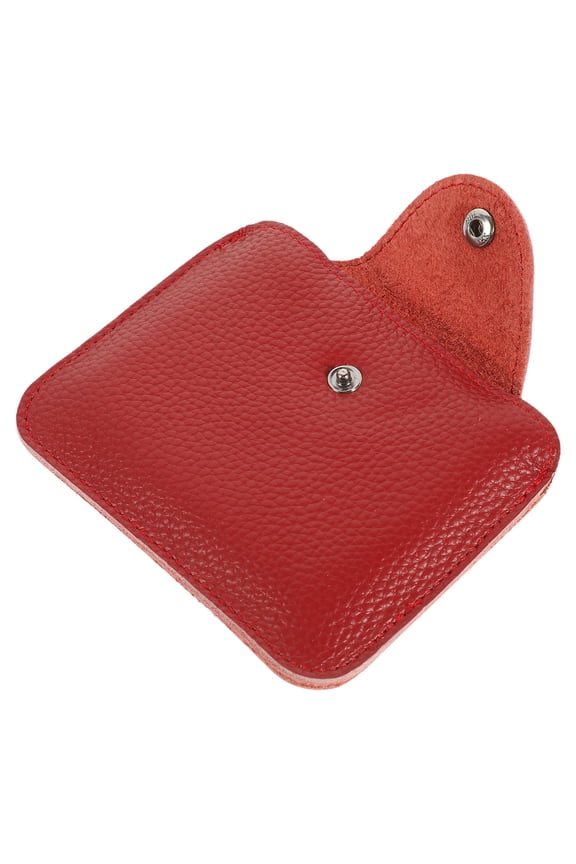 Portable Red Money Pouch with Material and Stylish Design for Secure Cash and Storage