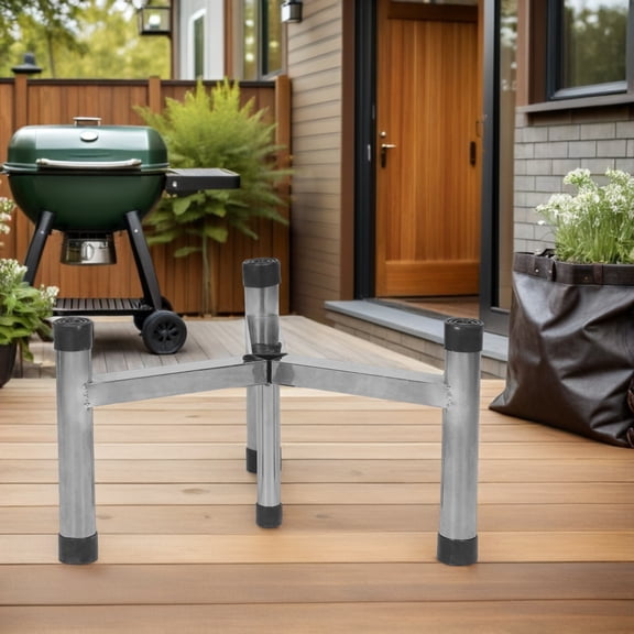 Luxshiny Outdoor Stove Support Rack Stainless Steel Fire Pit Base with Portable Design for Camping