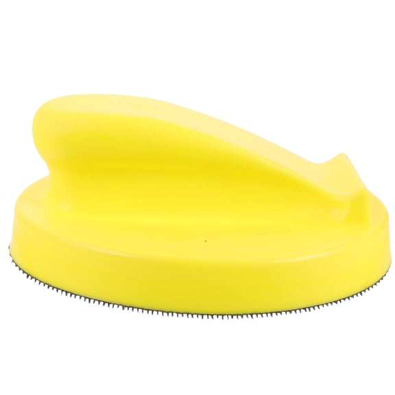Luxshiny Portable Yellow Hand Sanding Block for Wood with PU Foam and Comfortable Grip