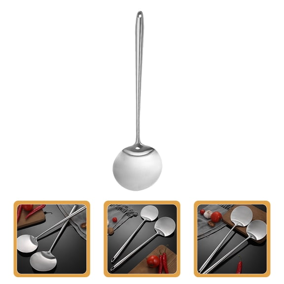 Luxshiny Practical Stainless Steel Cooking Spatula for Kitchen Use with High Strength and Comfortable Grip