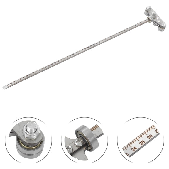 Luxshiny Precision Circular Saw Guide Clamp with Built-in Measuring Ruler for Accurate Woodworking and Projects