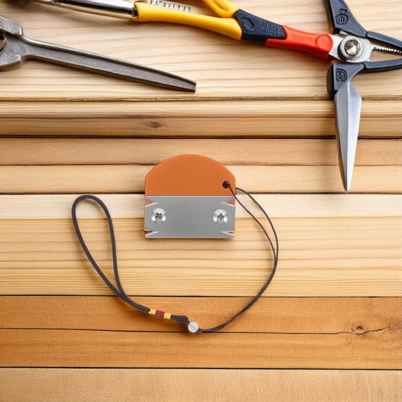 Luxshiny Precision Woodworking Edge Banding Trimmer for Home Use Orange Stainless Steel Chamfer Planer 2.5 inches