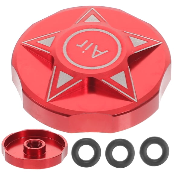 Luxshiny Professional Aluminum Alloy Bike Fork Cover in Watermelon Red, Compact and Fork Lid Protector