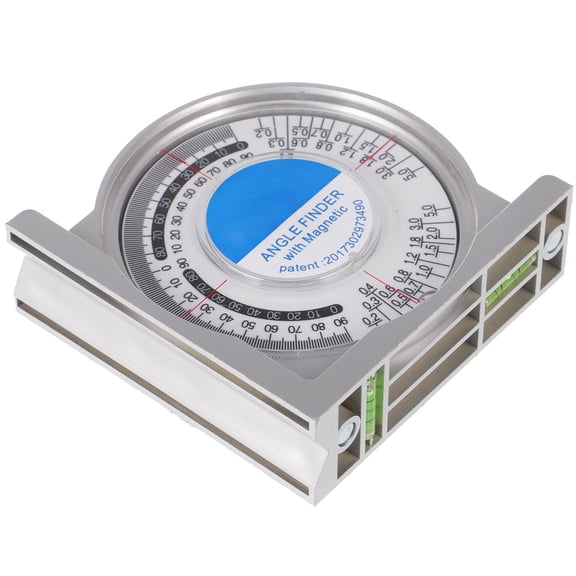 Luxshiny Protractor Inclinometer Angle Measuring Tool Portable Plastic and Iron Material