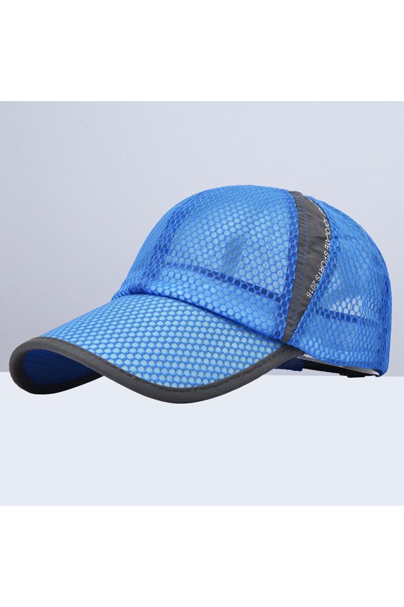 Luxshiny Quick Dry Mesh Baseball Cap with Adjustable Fit and Uv Protection for Hiking Running and Baseball