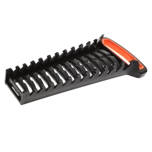 Luxshiny Plastic Wrench Rack Organizer for Ratcheting Wrenches with Insert Slots and Convenient Carry Handle