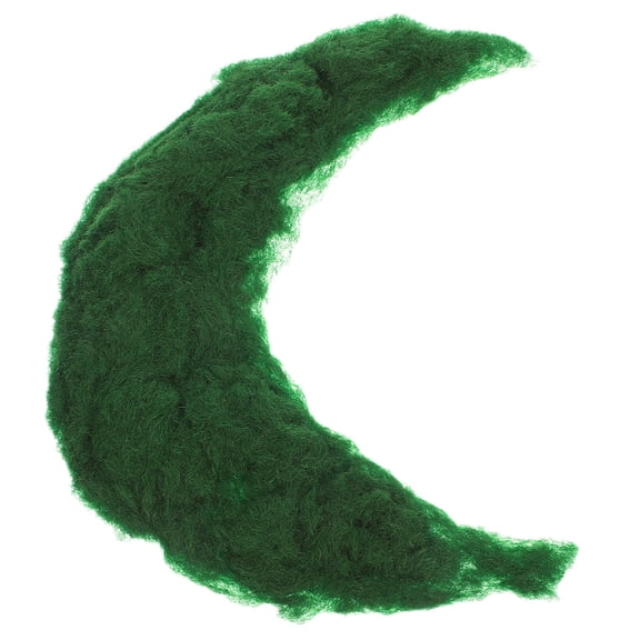 Luxshiny Realistic Artificial Moss Grass for Model Train Layouts and Craft Projects with Durable Green Material