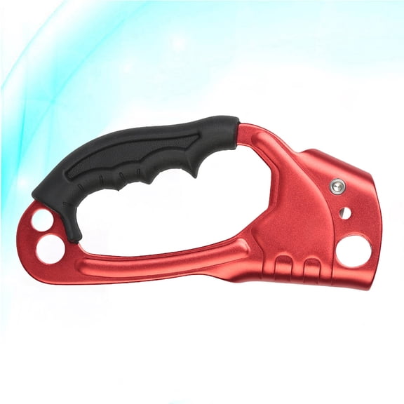 Luxshiny Red Aluminum Magnesium Right Hand Climbing Device for Rope 8Mm to 12Mm Ascender