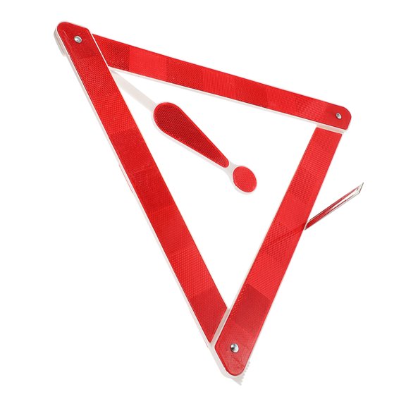 Luxshiny Automotive Triangle Warning Sign 1Pack Reflective for Road Safety