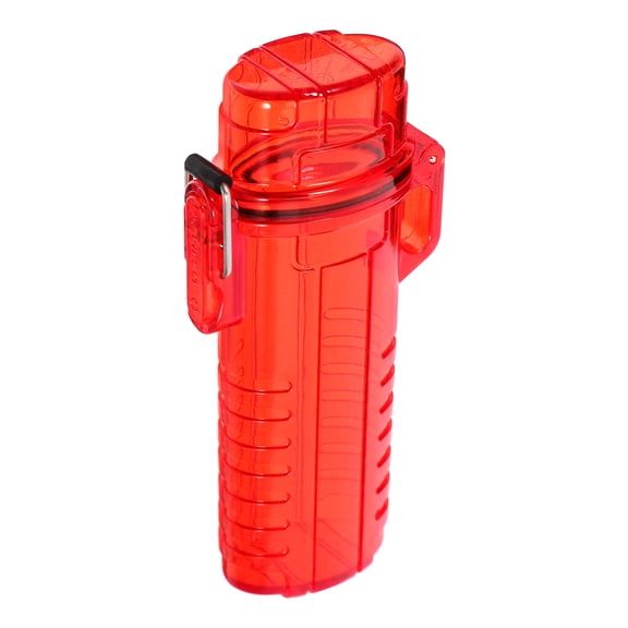 Luxshiny Red Plastic Lighter Sleeve for Protecting, Portable and Lightweight