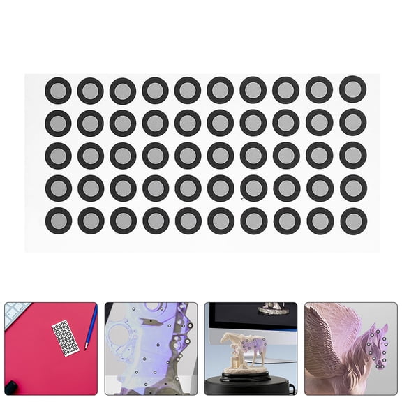 Luxshiny Reflective Film Dot Point Markers for 3D Scanner Easy Installation and Precision