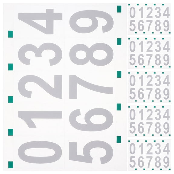 Luxshiny Reflective Letters for Mailbox Visibility Enhancement 6 Sets