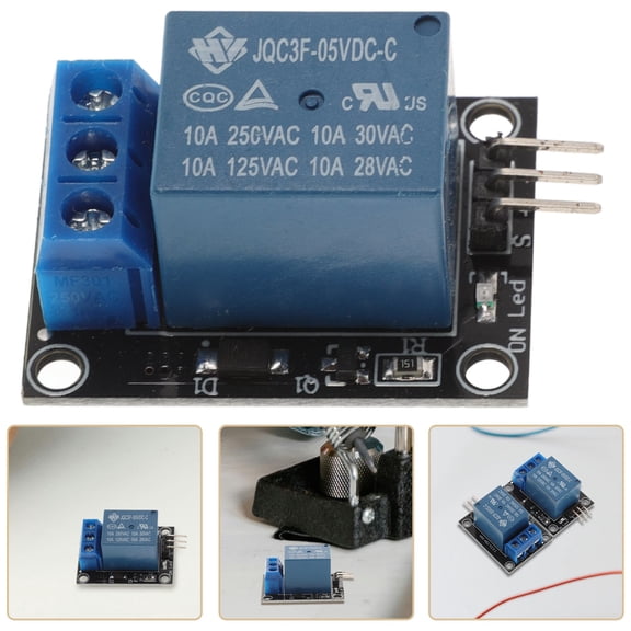 Luxshiny Relay Board Module 5V with Indicator Light and Pull Down Control Pins for Device Control