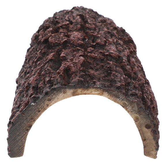 Luxshiny Resin Reptile Cave Hideout Shelter for Aquarium Terrarium Gecko Snake Tank Decor