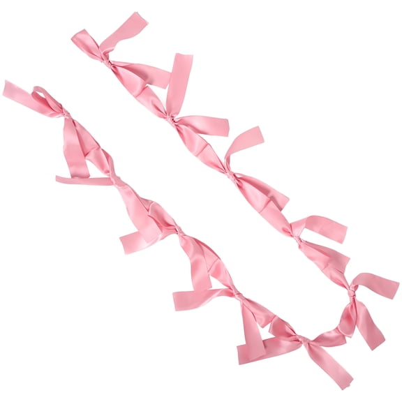 Luxshiny Bow Decorations for Bedroom Pink Bow Fabric Wall Decor for Women Weddings Birthday Parties 1 Set