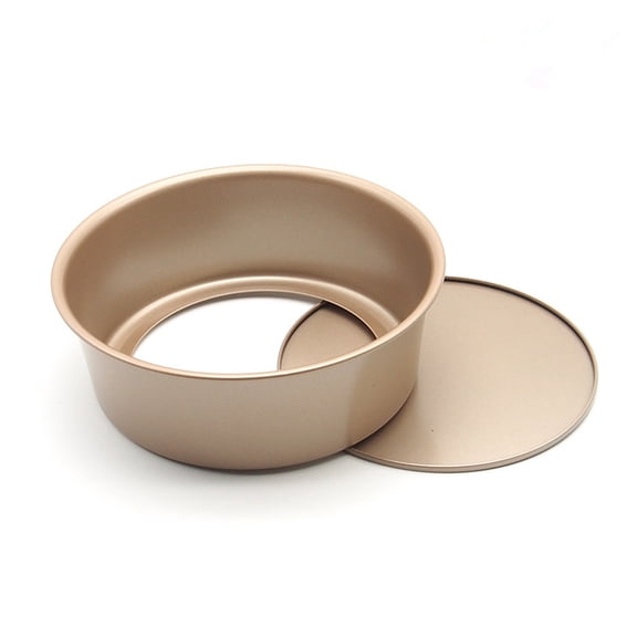 Luxshiny Round Non Stick Cake Pan with Removable Bottom Stainless Steel 1Pack