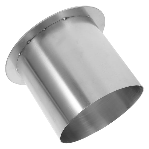 Luxshiny Round Stainless Steel Trash Chutes Grommet for Countertop with Built in Bag Holder