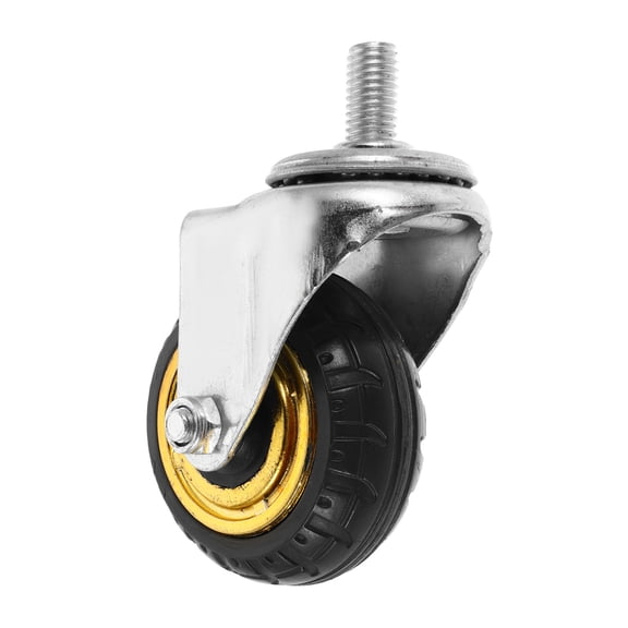 Luxshiny Rubber Rotary Wheel Assembly for Maintenance Cart, Garage Tool Mobility and Equipment Transport Solutions