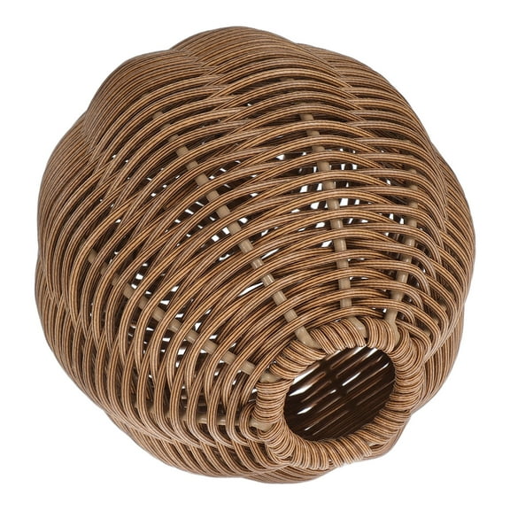 Luxshiny Rustic Imitation Rattan Vase for Interior Flower Arrangements and Table Decoration