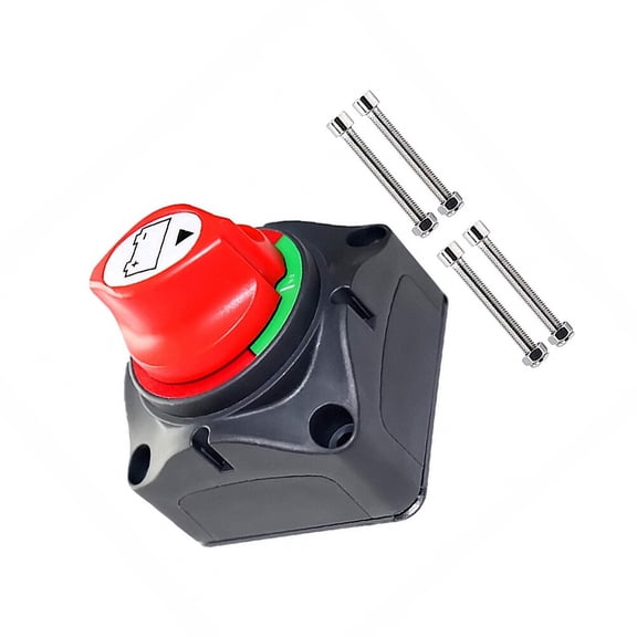 Luxshiny RV DC Power Disconnect Isolator 12-48V for Camper, Trailer, Marine Systems - Assorted Colors