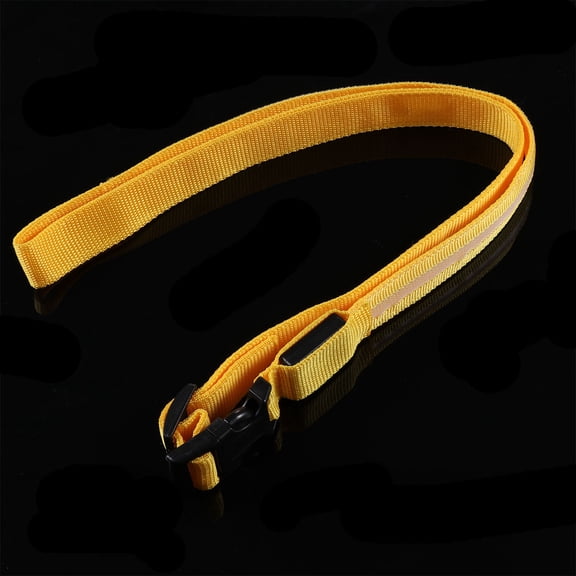 Luxshiny Outdoor Sports LED Waist Belt Yellow with Flashing Slow Flashing and Glowing Modes