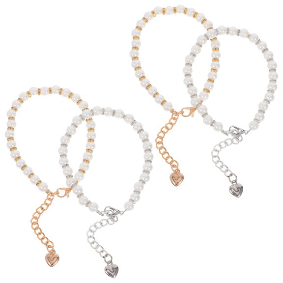 Luxshiny Anti Slip Chain Shoe Strap with Faux and Metal for Women's Pumps Shoes