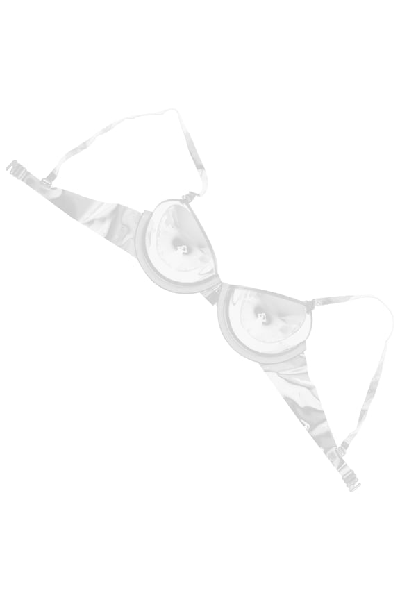 Lightweight Disposable Transparent Bra with Invisible Straps, Skin Friendly, Comfortable Fit for Everyday Wear