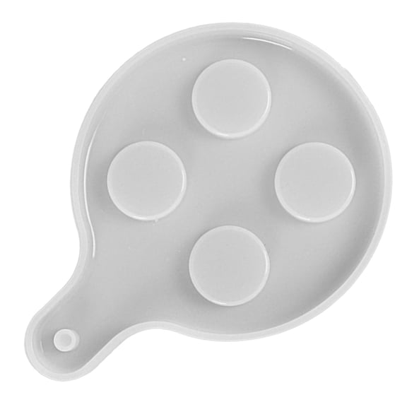 Luxshiny Silicone Casting Molds Crystal Epoxy Mold White 1Pack with Mirrorlike Surface