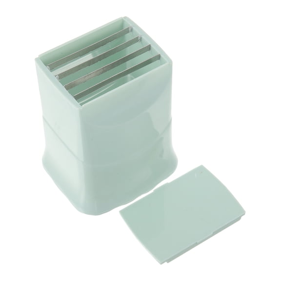 Luxshiny Slicing Tools Fruit Slicer Green Plastic Cutting Kitchen Gadget 1Pack