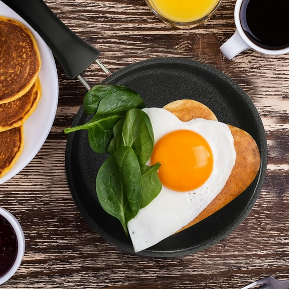 Luxshiny Small Induction Pan Nonstick Cooking Frying Pan for Barbecues 1Pack