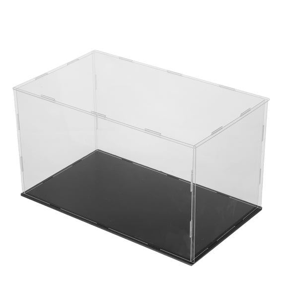 Luxshiny Durable Acrylic Car Model Display Stand with Dustproof Cover