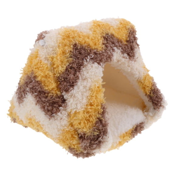 Luxshiny Soft Coral Fleece Cozy Nest Bed for Hamsters, Sugar Gliders, and Small Pets Comfort and Warmth