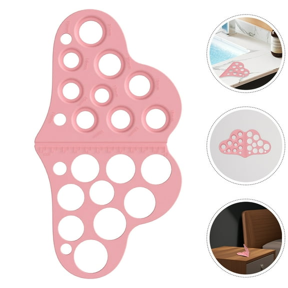 Luxshiny Soft Silicone Flange Insert Ruler for Precise Flange Size Measurement