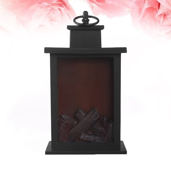 Luxshiny Solar Yard Light Flame Lamp LED Solar Light Outdoor Decoration Black Handle Lights with Unique Modern Design