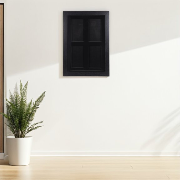 Luxshiny Space Saving Black Wall Card Display Frame with High Transparency for Trading Cards