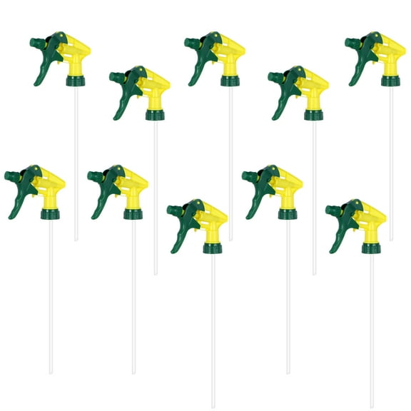 Luxshiny Spray Bottle Pump Sprayer Nozzle Replacement Trigger For Pet Training Assorted Color 10 Pcs