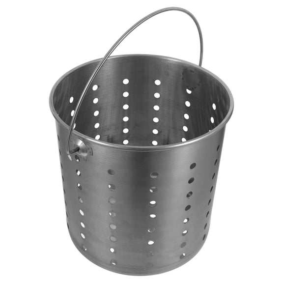 Luxshiny Stainless Steel Fish Fry Basket and Turkey Fryer Pot Strainer for Versatile Cooking
