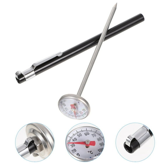 Luxshiny Stainless Steel Kitchen Thermometer Food Cooking Digital Temperature Measurement 1Pack