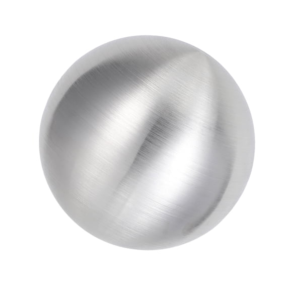 Luxshiny Stainless Steel Metal Sphere, 7" Brushed Decorative Ball