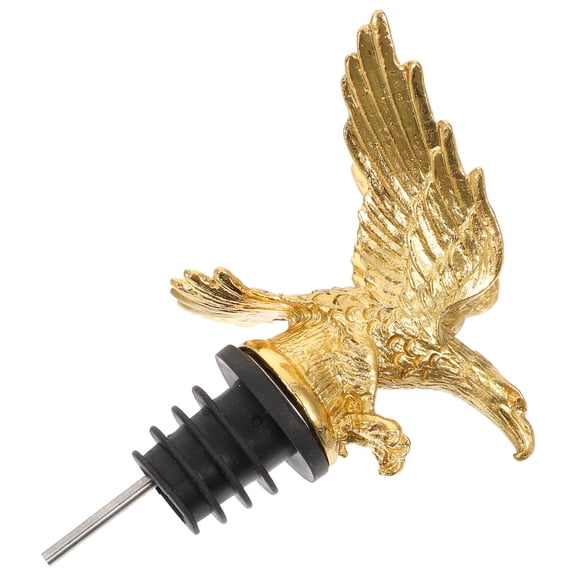 Luxshiny Stainless Steel Wine Pourer with Zinc Alloy Spout, Easy Pouring for Wine Bottles, Ideal for Family Gatherings, 1 Pc