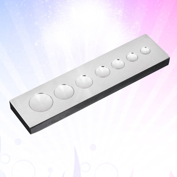 Luxshiny Rivet Press Tool Stainless Steel 7-in-1 Base for Fasteners 15-6MM