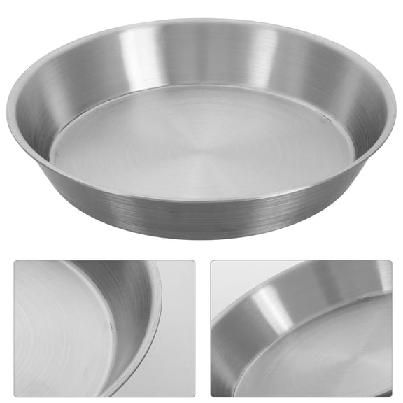 Luxshiny Stainless Steel Round Baking Pan with Slanted Sides for Easy Removal of Baked Goods