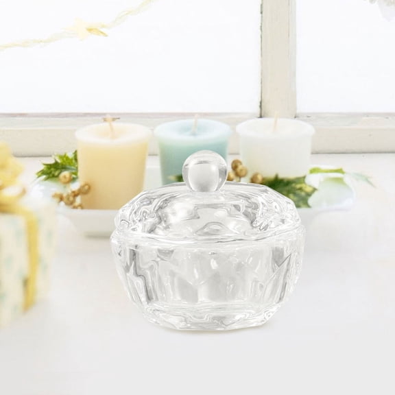 Luxshiny Storage Organizer Box Dustproof Storage Resin Transparent Octagon Women 1Pack