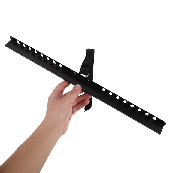 Luxshiny Metal Easel with Adjustable Support Bar and Easy Quick-Install Strap for Stability