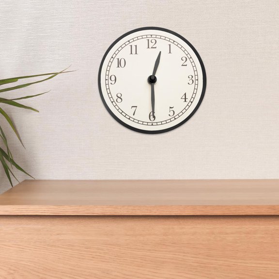 Luxshiny Sturdy Lightweight Plastic Clock Frame Wide Border for Home and Office Clock