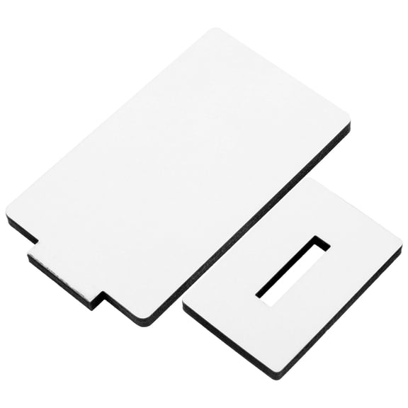 Luxshiny Sublimation Wood Blanks Rectangle Photo Frame Heat Transfer Printing Party Decor 1Set