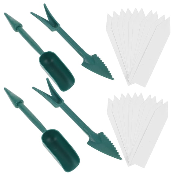 Luxshiny Succulent Growing Tools Assorted Color for Potted Flower Planting 4 Gardening Tools 17X3X1.5in