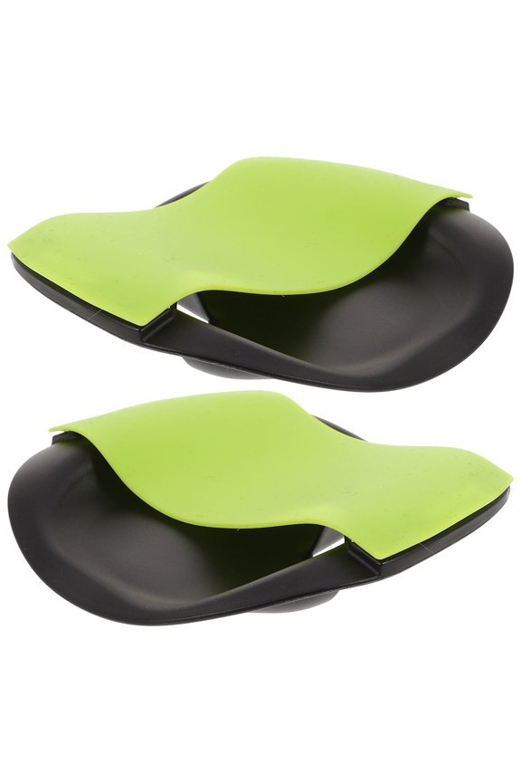 Swim Gloves Diving Auxiliary Mitten 1 Pair Adjustable Design Green and Black