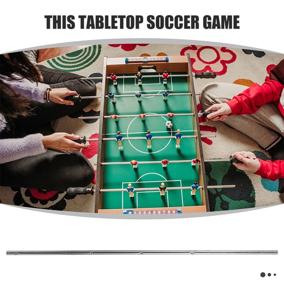 Luxshiny Table Soccer Rod 1Set 6Mm Diameter Metal For Indoor Recreation And Fitness